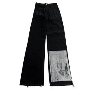 Brashy Studios Wide Leg Jeans in Black